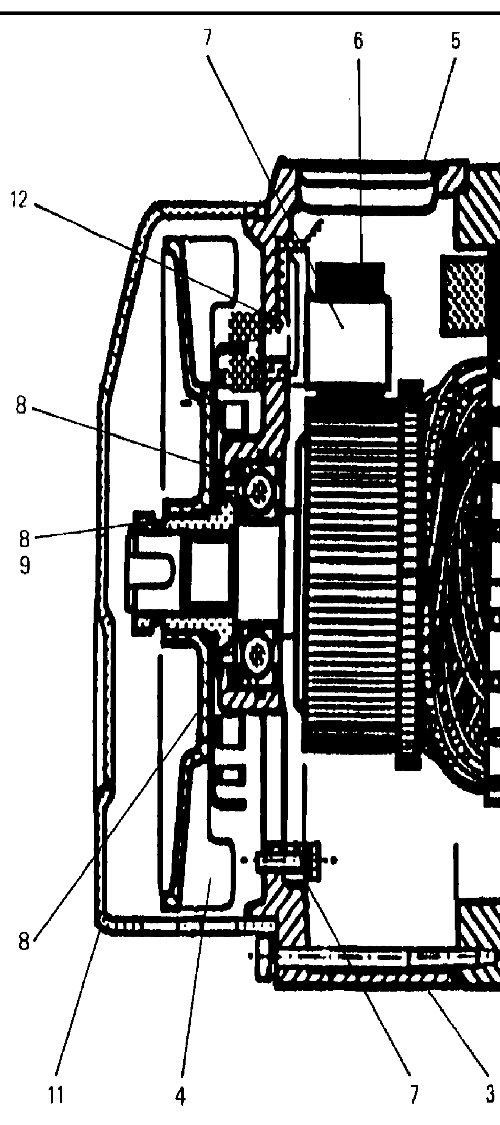 Схема узла 003.976.11.07 · traction motor LBC 24V · Схема 1 для Linde T16/T18/T20, каталог Год не указан