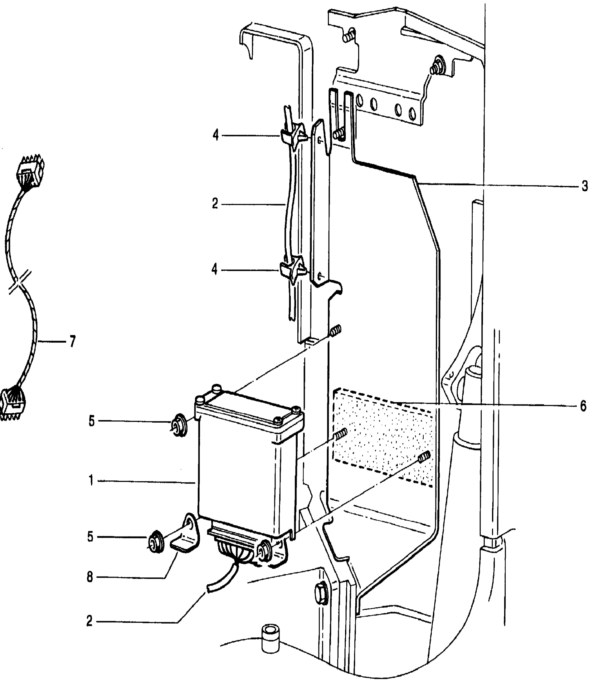 Схема узла 360.360.22.03 · beam support assy. · Схема 1 для Linde T16/T18/T20, каталог Год не указан