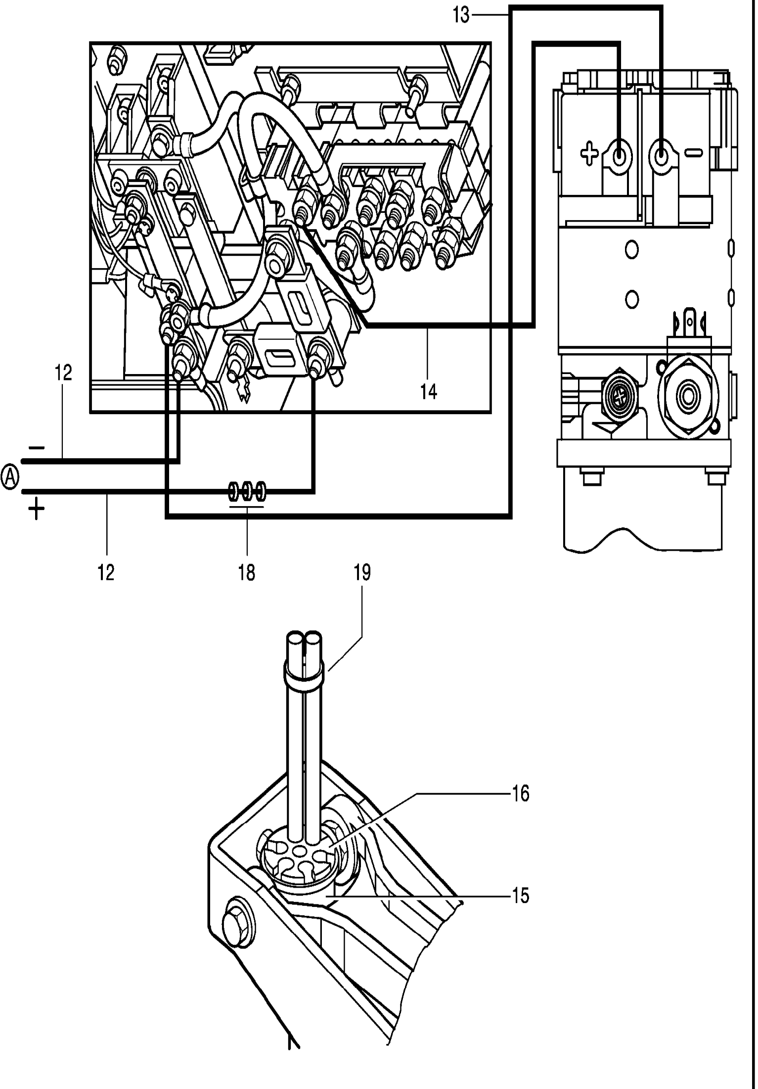 Схема узла bracket URGENCE · Схема 1 для Linde T16/T18/T20, каталог Год не указан