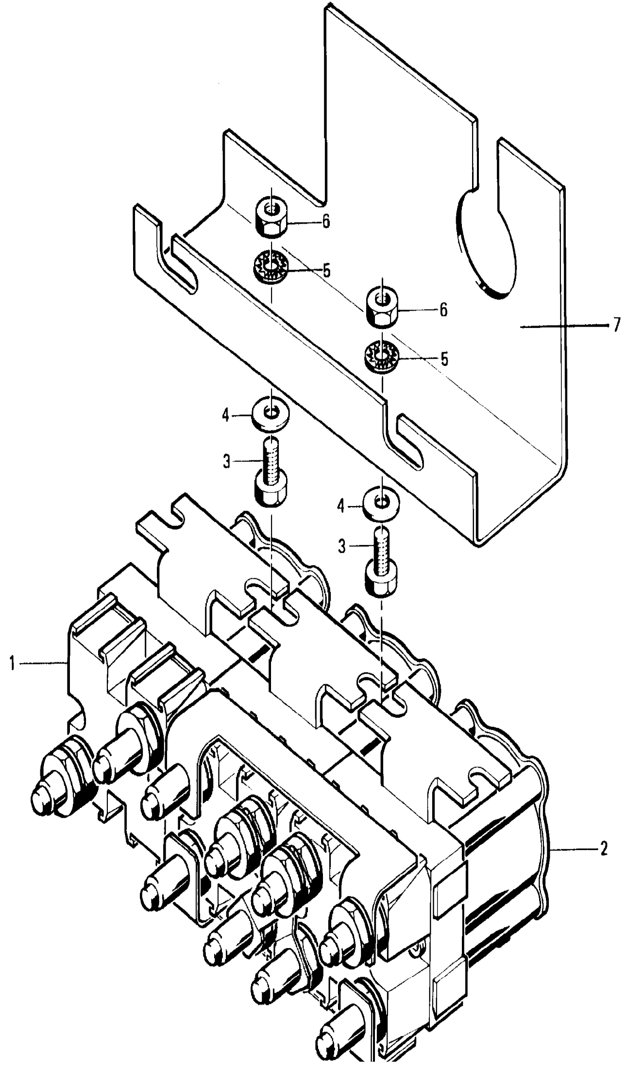 Схема узла contactor assy. · Схема 1 для Linde T16/T18/T20, каталог Год не указан