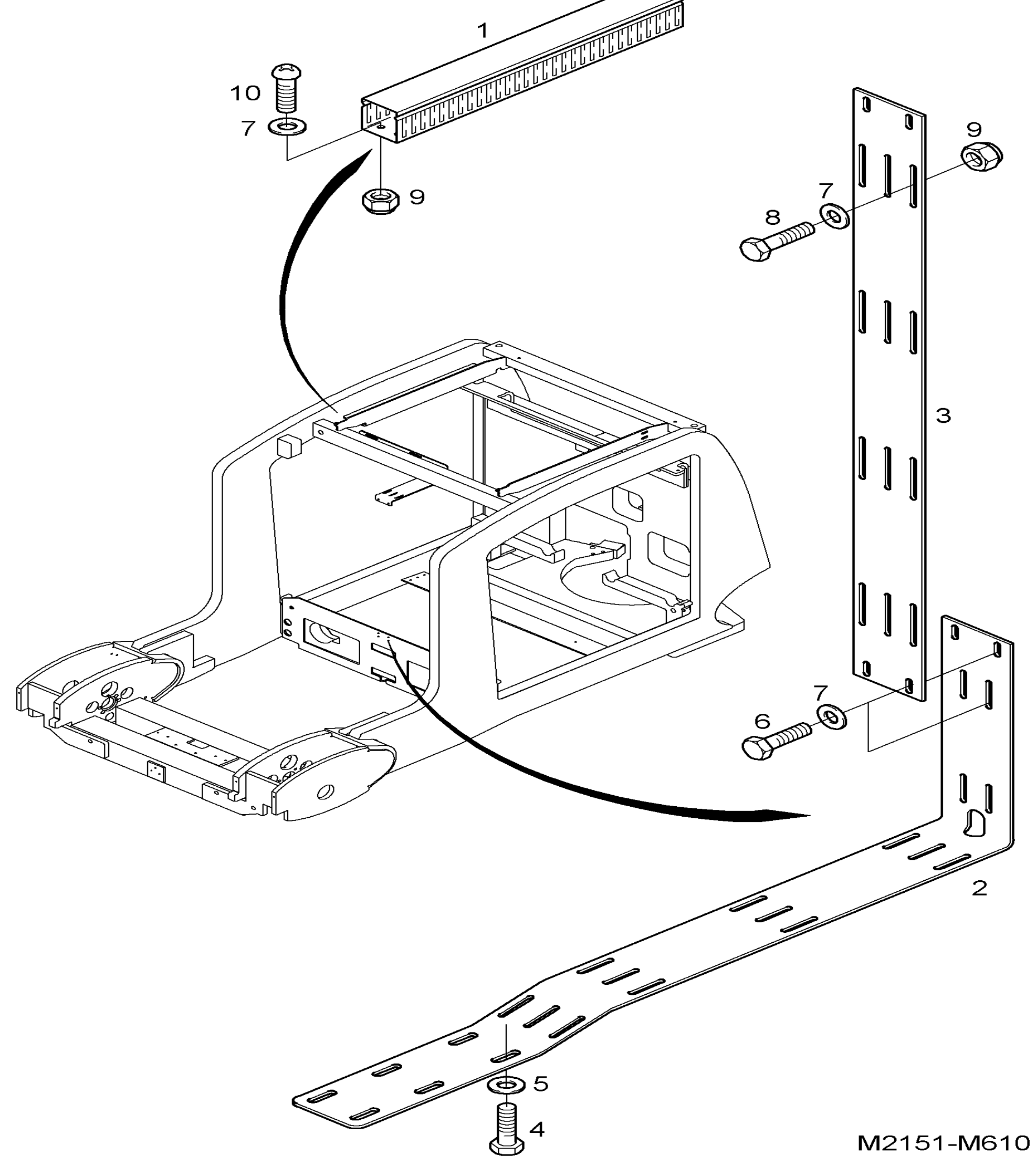 Схема узла WIRING DUCT · Схема 1 для Linde K, каталог 2008