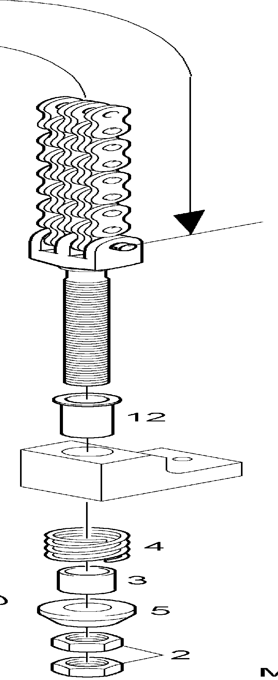Схема узла LIFT CHAIN, COMPL. · Схема 2 для Linde K, каталог 2008